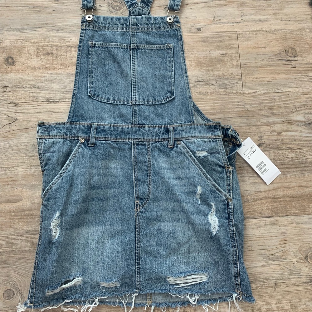 Overall denim skirt size 8